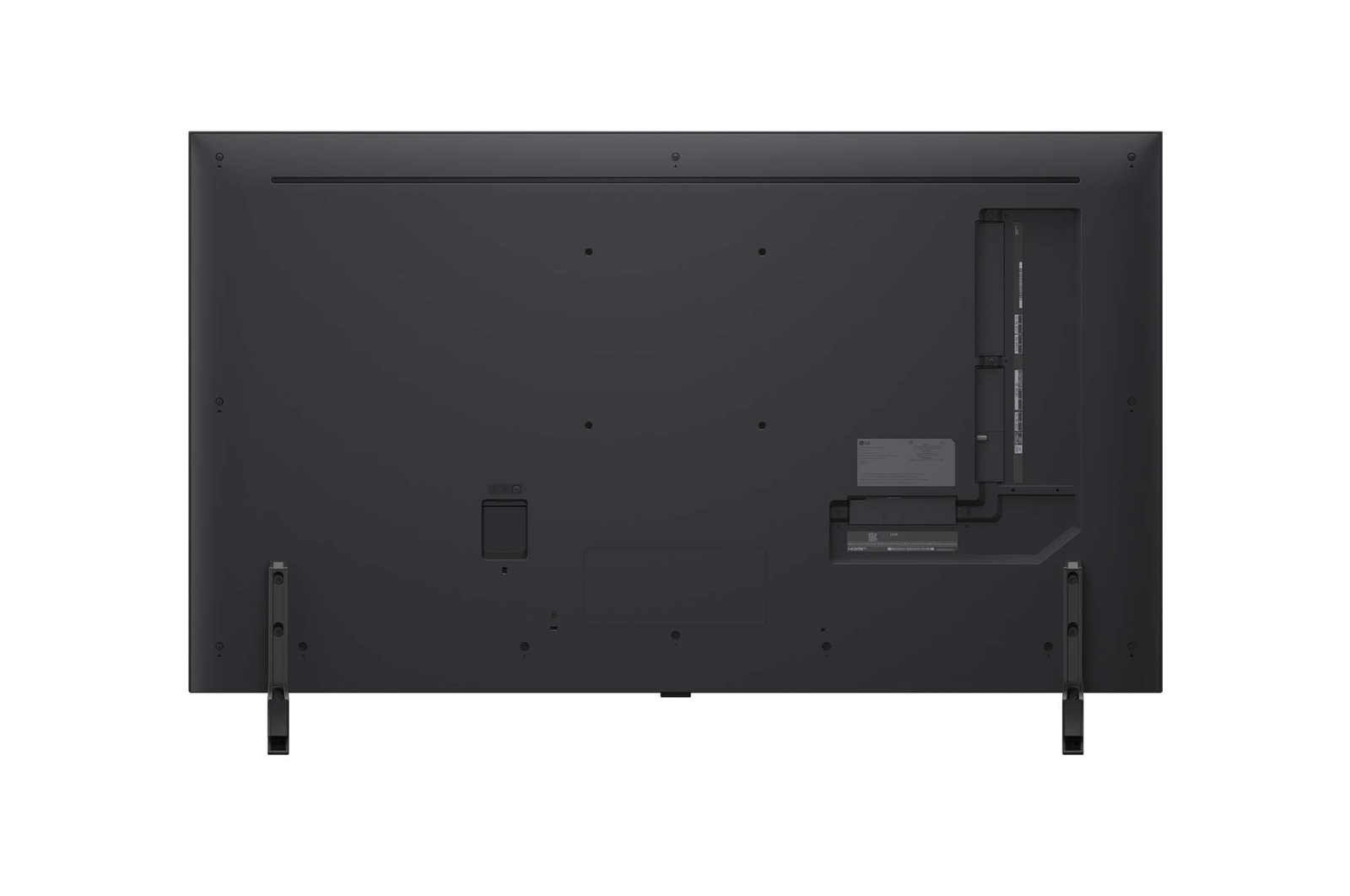 Vue arrière du LG QNED80 TV