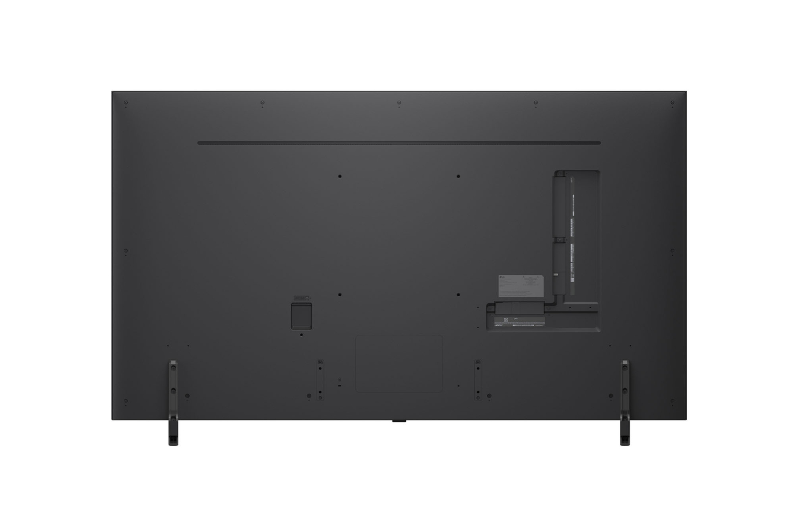 Vue arrière du LG QNED80 TV