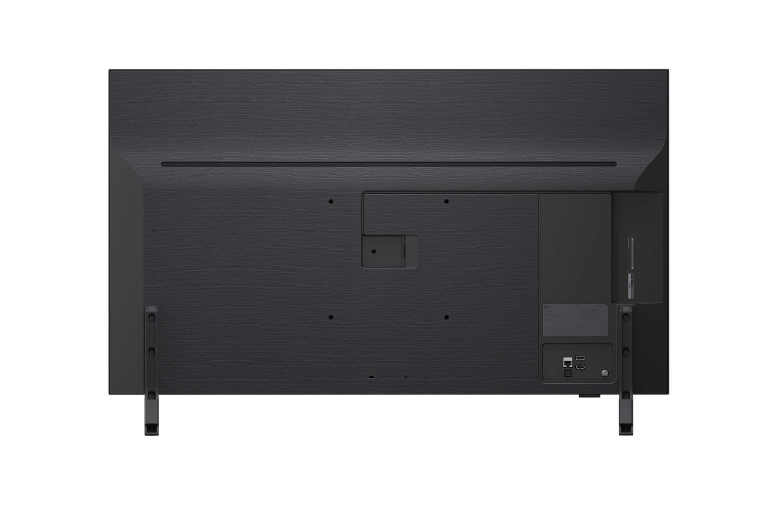 Vue arrière du LG QNED82 TV