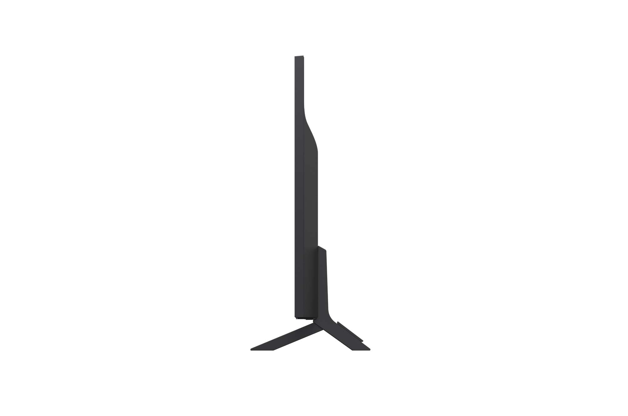 Vue latérale gauche du téléviseur LG QNED82 TV 
