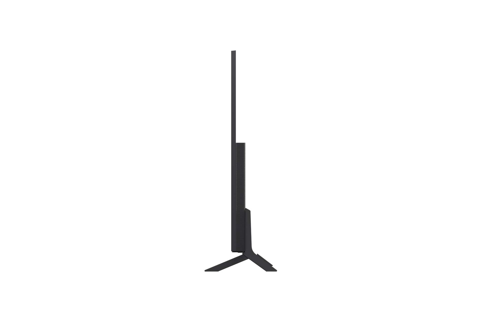 Vue latérale gauche du téléviseur LG QNED82 TV 