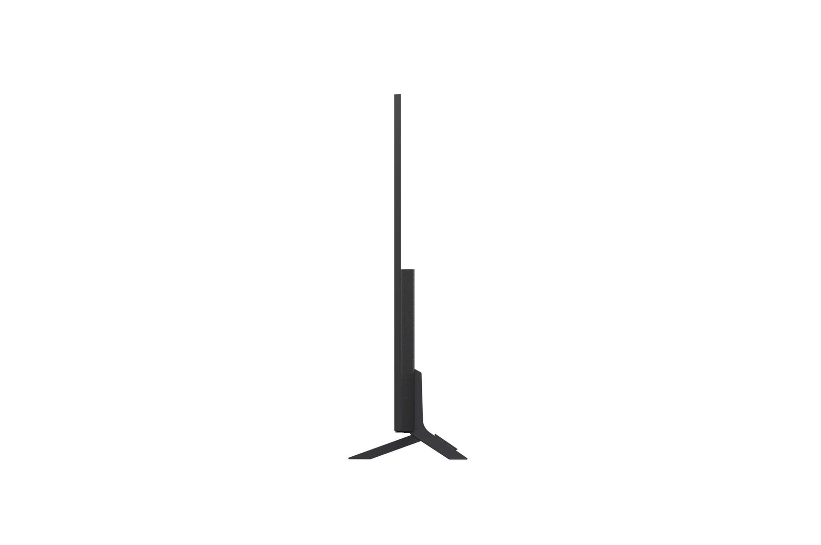 Vue latérale gauche du téléviseur LG QNED82 TV 