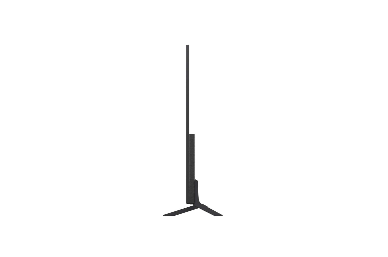 Vue latérale gauche du téléviseur LG QNED82 TV 