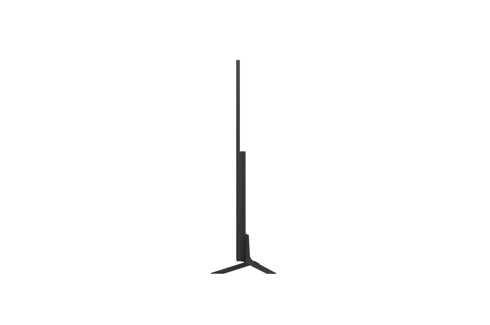 Vue latérale gauche du téléviseur LG QNED82 TV 