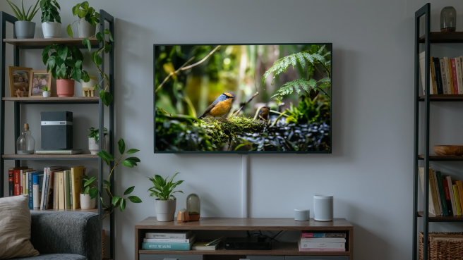 Prise de vue produit du téléviseur