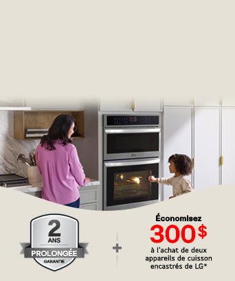 En plus, 300 $ de rabais combo  
