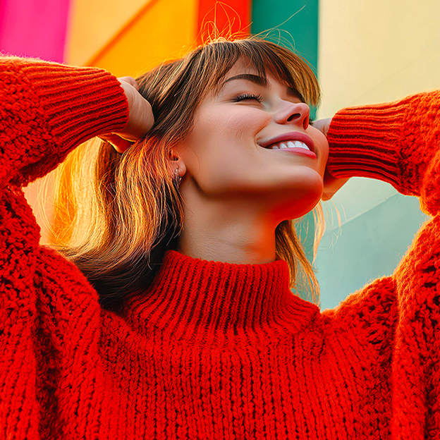 Images LG TV comparant scène de portrait côte à côte, illustrant l'amélioration HDR10 Pro de luminosité et contraste.