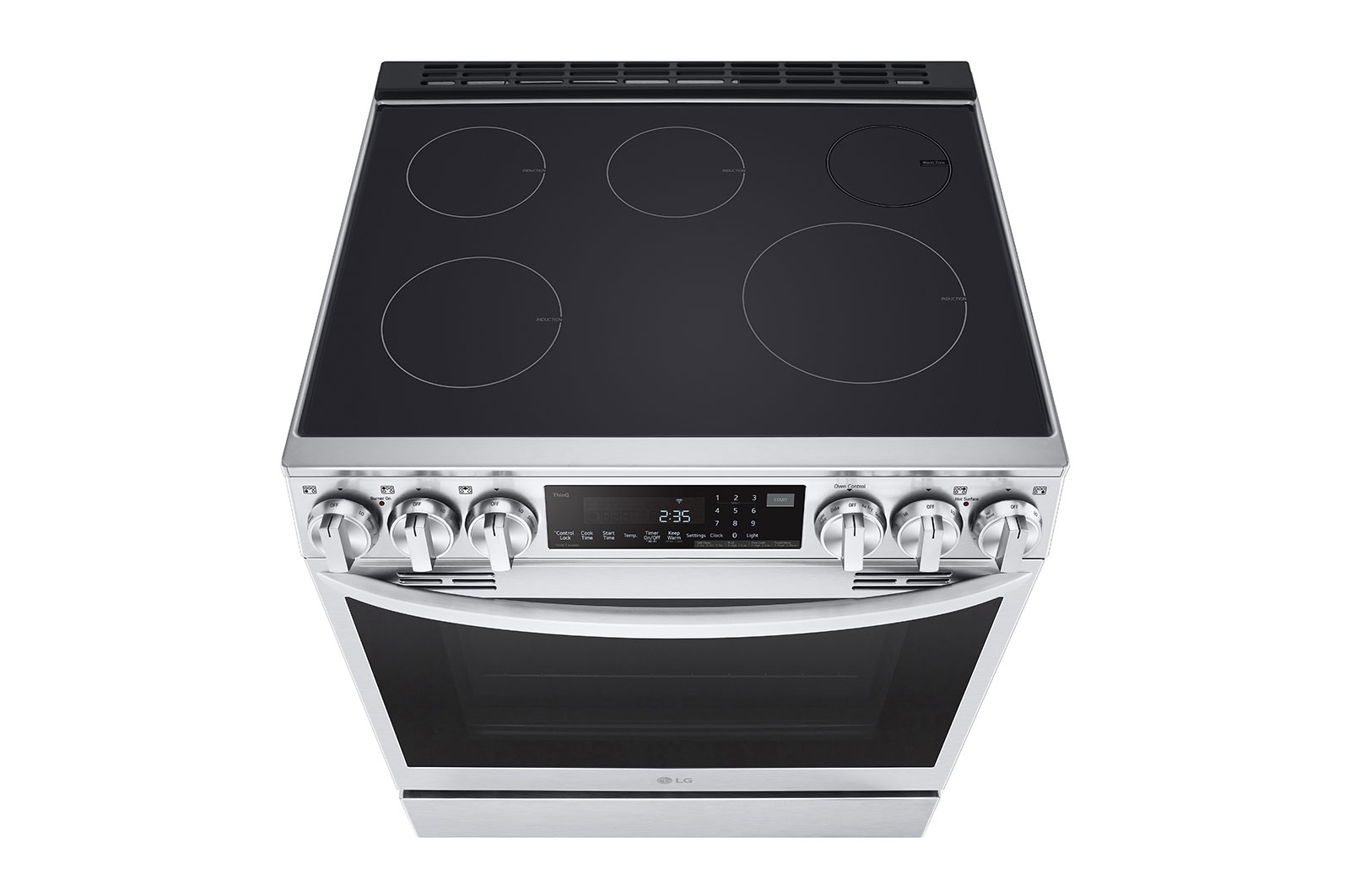 LG Cuisinière à induction encastrable intelligente de 6,3 pi³ avec technologie InstaView<sup>MD</sup>, ProBake Convection<sup>MD</sup>, Air Fry et Air Sous Vide, LSIL6336F
