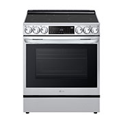 Vue de face du LG Cuisinière à induction encastrable intelligente de 6,3 pi³ avec technologie InstaView🅫, ProBake Convection🅫, Air Fry et Air Sous Vide - LSIL6336F