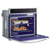 LG Four mural de 4,7 pi³ | Conv. véritable, sous vide à la vapeur, Air Fry, InstaView<sup>🅫</sup>, SelfClean, EasyClean<sup>🅫</sup>, intell., acier inox., WSEP4727F