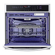 LG Four mural de 4,7 pi³ | Conv. véritable, sous vide à la vapeur, Air Fry, InstaView<sup>🅫</sup>, SelfClean, EasyClean<sup>🅫</sup>, intell., acier inox., WSEP4727F