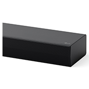 Vue avant du coin latéral de la LG Soundbar S75TR