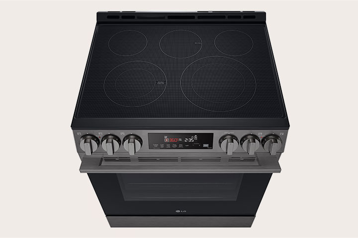 2 Dual Cooktop Elements –  (1) 6/9", (1) 9/12"