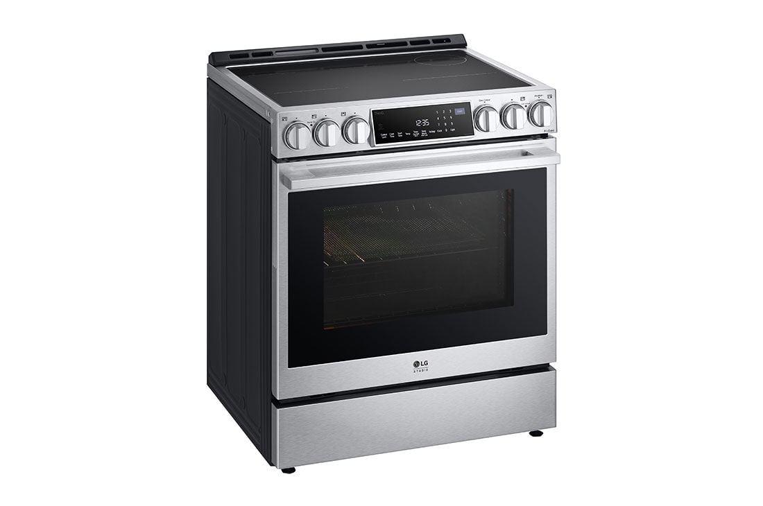 LG Cuisinière à induction de 6,3 pi³/30 po LG STUDIO | ProBake Conv., Air Sous-Vide, Air Fry, SelfClean, EasyClean🅫, acier inox., encastr., LSIS6338F