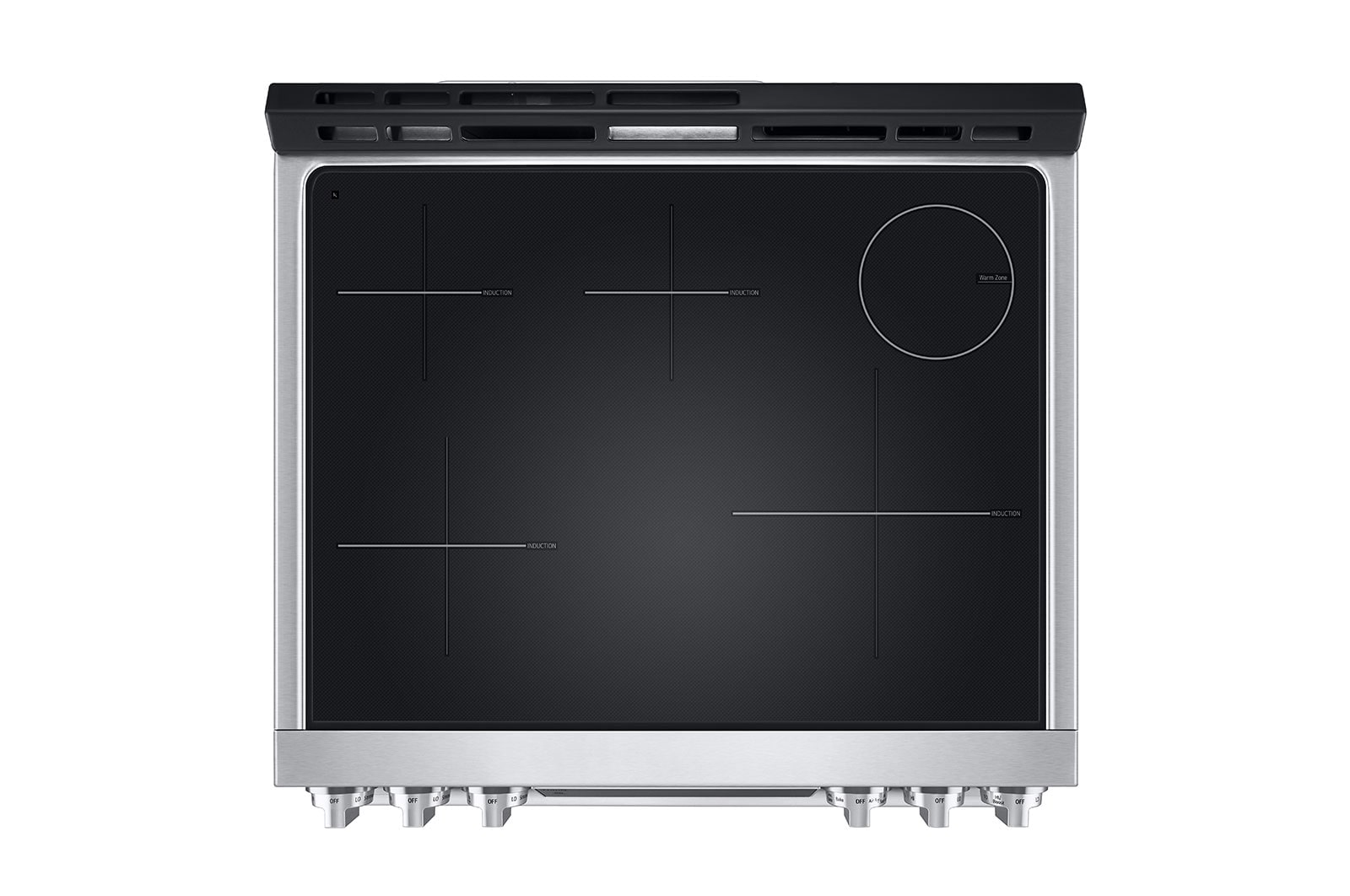 LG Cuisinière à induction de 6,3 pi³/30 po LG STUDIO | ProBake Conv., Air Sous-Vide, Air Fry, SelfClean, EasyClean🅫, acier inox., encastr., LSIS6338F