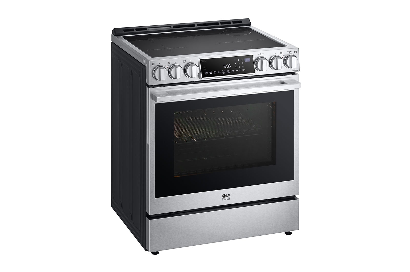 LG Cuisinière à induction de 6,3 pi³/30 po LG STUDIO | ProBake Conv., Air Sous-Vide, Air Fry, SelfClean, EasyClean🅫, acier inox., encastr., LSIS6338F