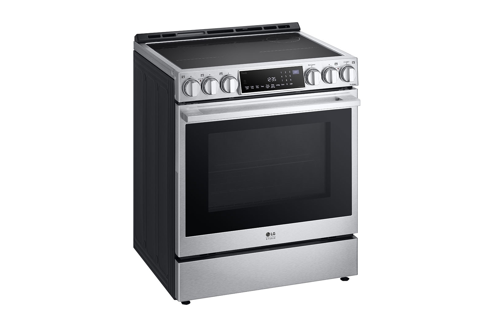 LG Cuisinière à induction de 6,3 pi³/30 po LG STUDIO | ProBake Conv., Air Sous-Vide, Air Fry, SelfClean, EasyClean🅫, acier inox., encastr., LSIS6338F