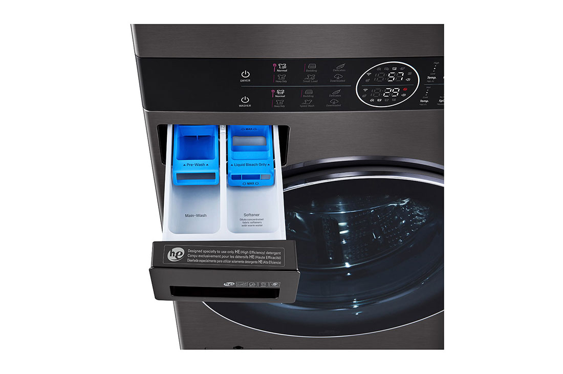 LG WashTower🅫 de 5,2 pi³/7,4 pi³, TurboWash🅫, TurboSteam🅫, WKEX200HBA