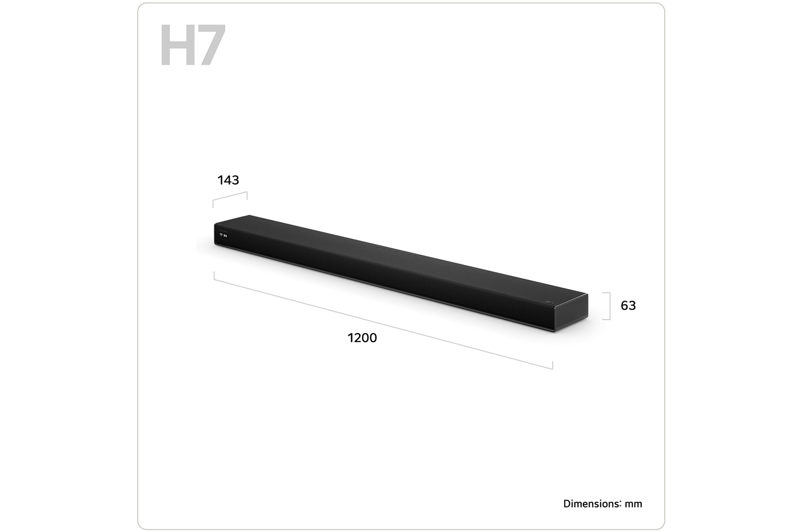 LG Système Cinema Suite 7 du système Sound Suite de LG, W7H7