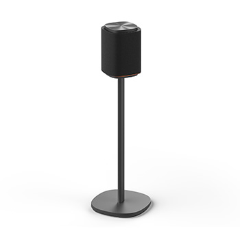 side view with stand