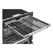 LG Lave-vaisselle de 24 po LG, TrueSteam🅫, QuadWash🅫 Pro, Dynamic Heat Dry🅪, 42 dB, cycle de 1 h, commandes sup., acier inox. noir, LDTH7972D