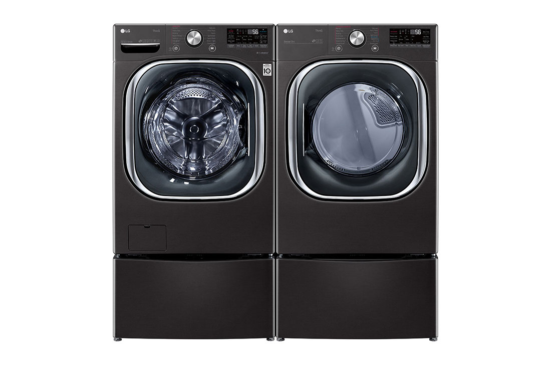 LG Laveuse à chargement frontal de 5,8 pi³ à hyper grande capacité dotée de l’AI ThinQ<sup>MD</sup>, WM4500HBA