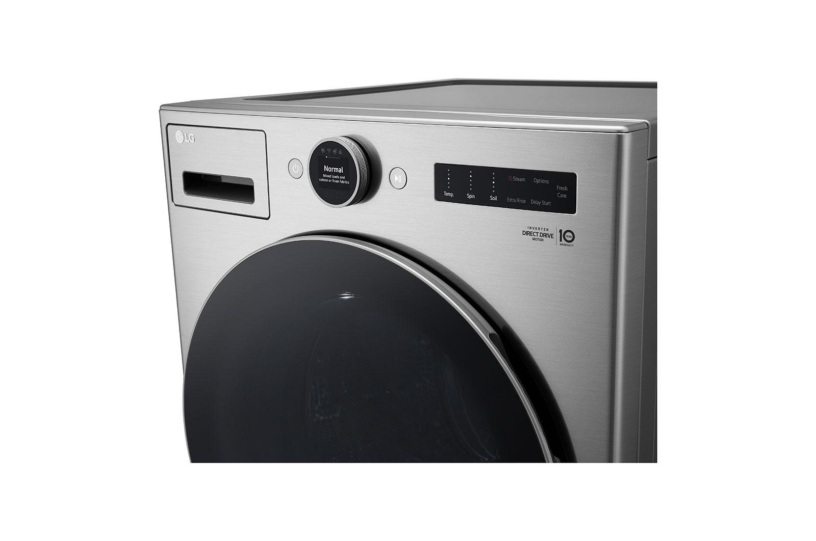 LG Laveuse intelligente à chargement frontal de 5,2 pi³ avec TurboWash<sup>MD</sup> 360° et technologie DD<sup>MD</sup> AI intégrée, homologuée ENERGY STAR<sup>MD</sup>, WM5500HVA
