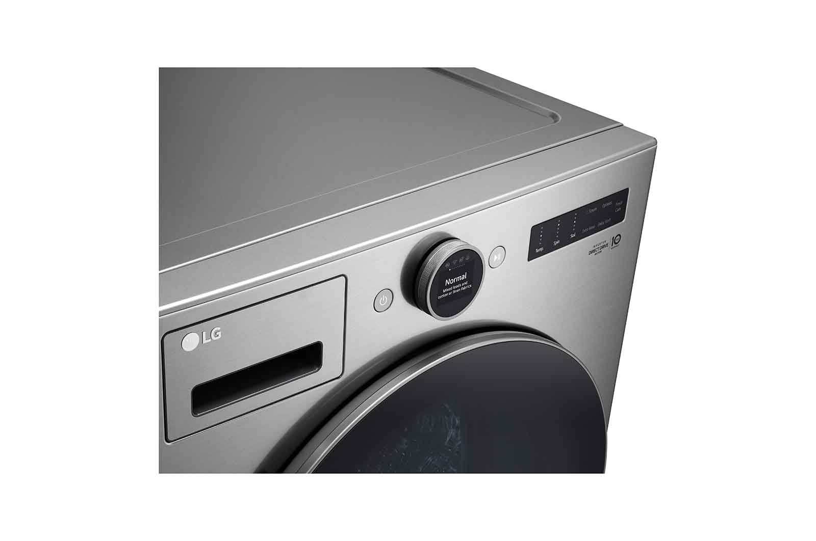 LG Laveuse intelligente à chargement frontal de 5,2 pi³ avec TurboWash<sup>MD</sup> 360° et technologie DD<sup>MD</sup> AI intégrée, homologuée ENERGY STAR<sup>MD</sup>, WM5500HVA