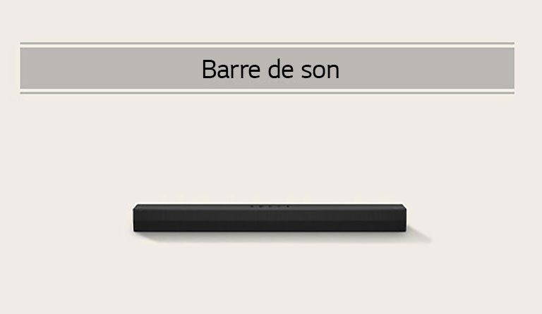 Une barre de son noire