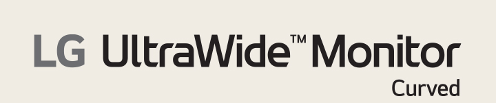 LG UltraWide Monitor Curved logo.