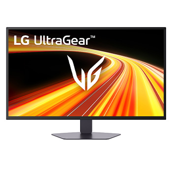 front view of the monitor with the stand down