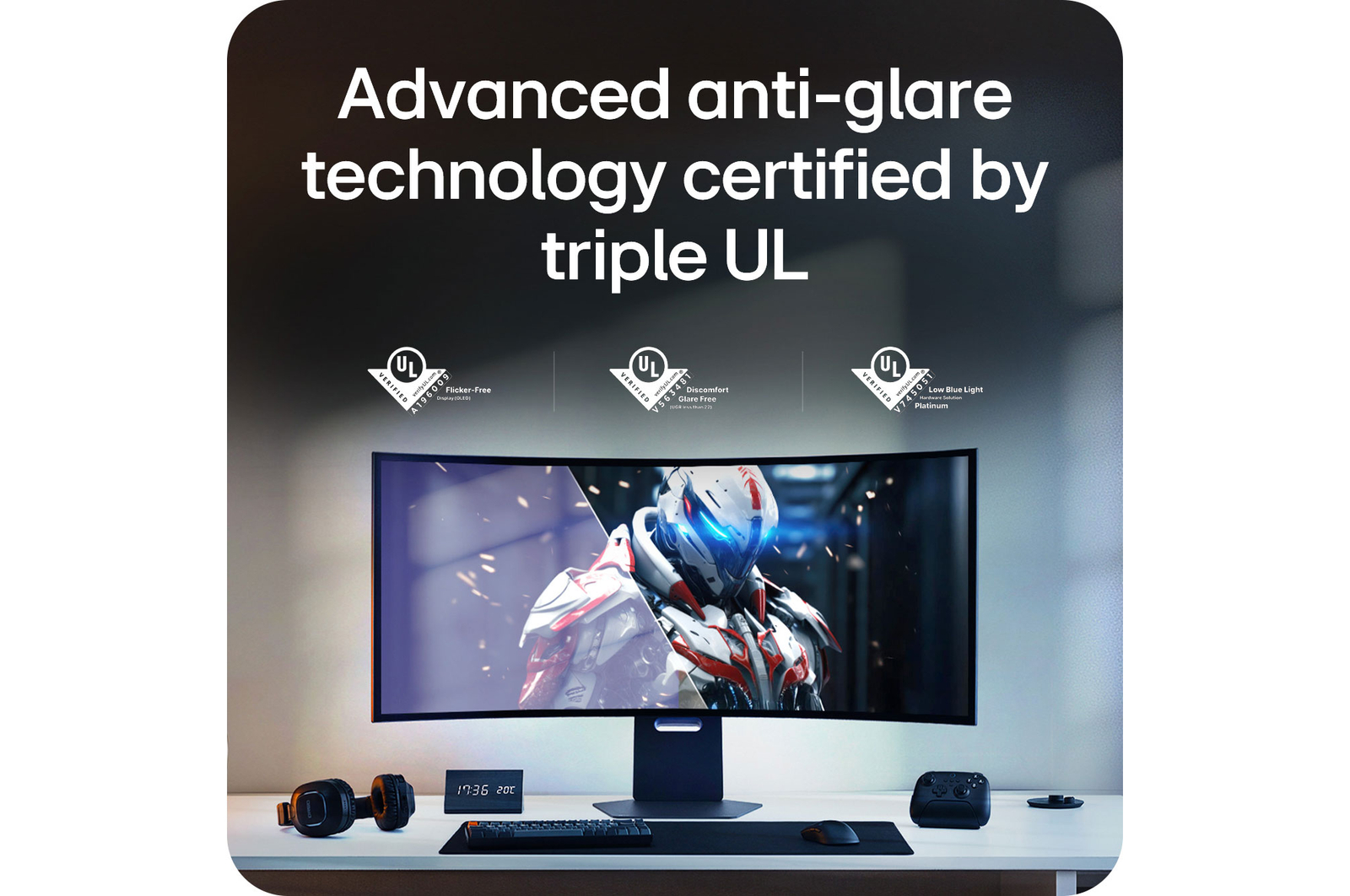 Technologie antireflet certifiée par trois UL