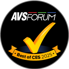 Logo du prix « AVS Forum Best of CES 2025 »