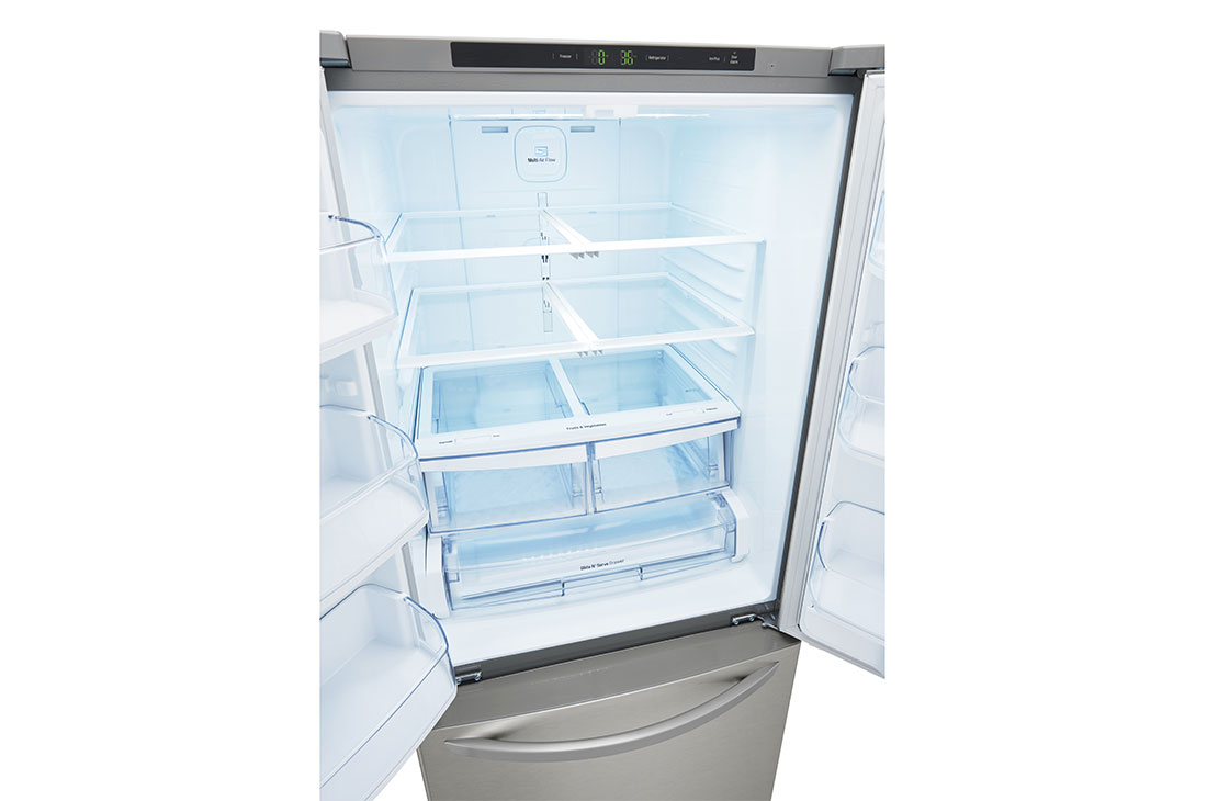 LG Frigo de 22 pi³/30 po, prof. stand., 3 portes/2 battants, LRFNS2200S