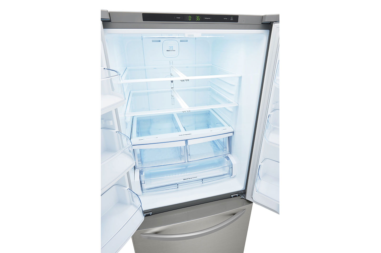 LG Frigo de 22 pi³/30 po, prof. stand., 3 portes/2 battants, LRFNS2200S