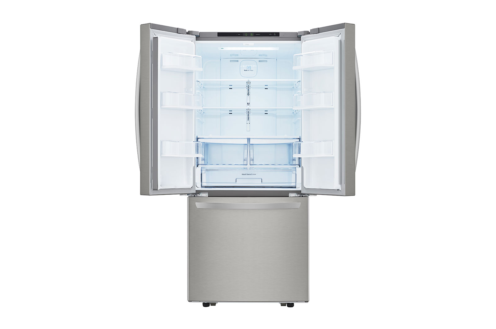 LG Frigo de 22 pi³/30 po, prof. stand., 3 portes/2 battants, LRFNS2200S