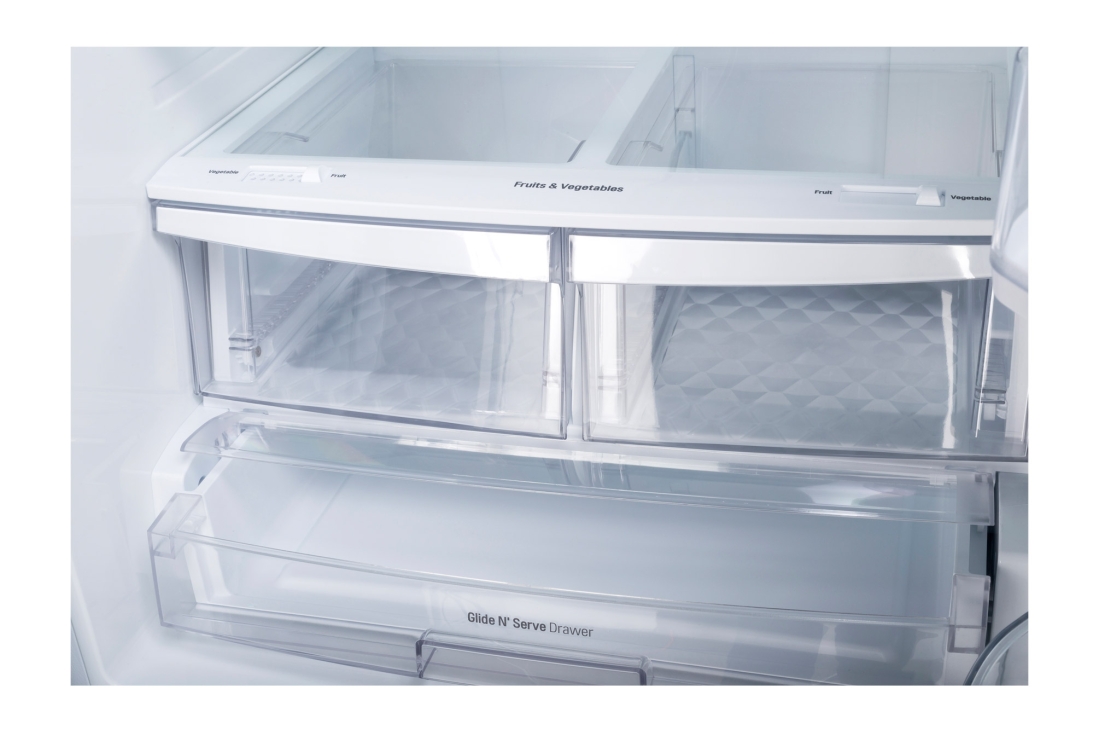 LG Réfrigérateur de 22 pi³/30 po, prof. stand., 3 portes/2 battants, LRFNS2200W