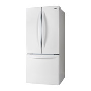 Vue latérale du LG Réfrigérateur de 22 pi³/30 po, prof. stand., 3 portes/2 battants - LRFNS2200W