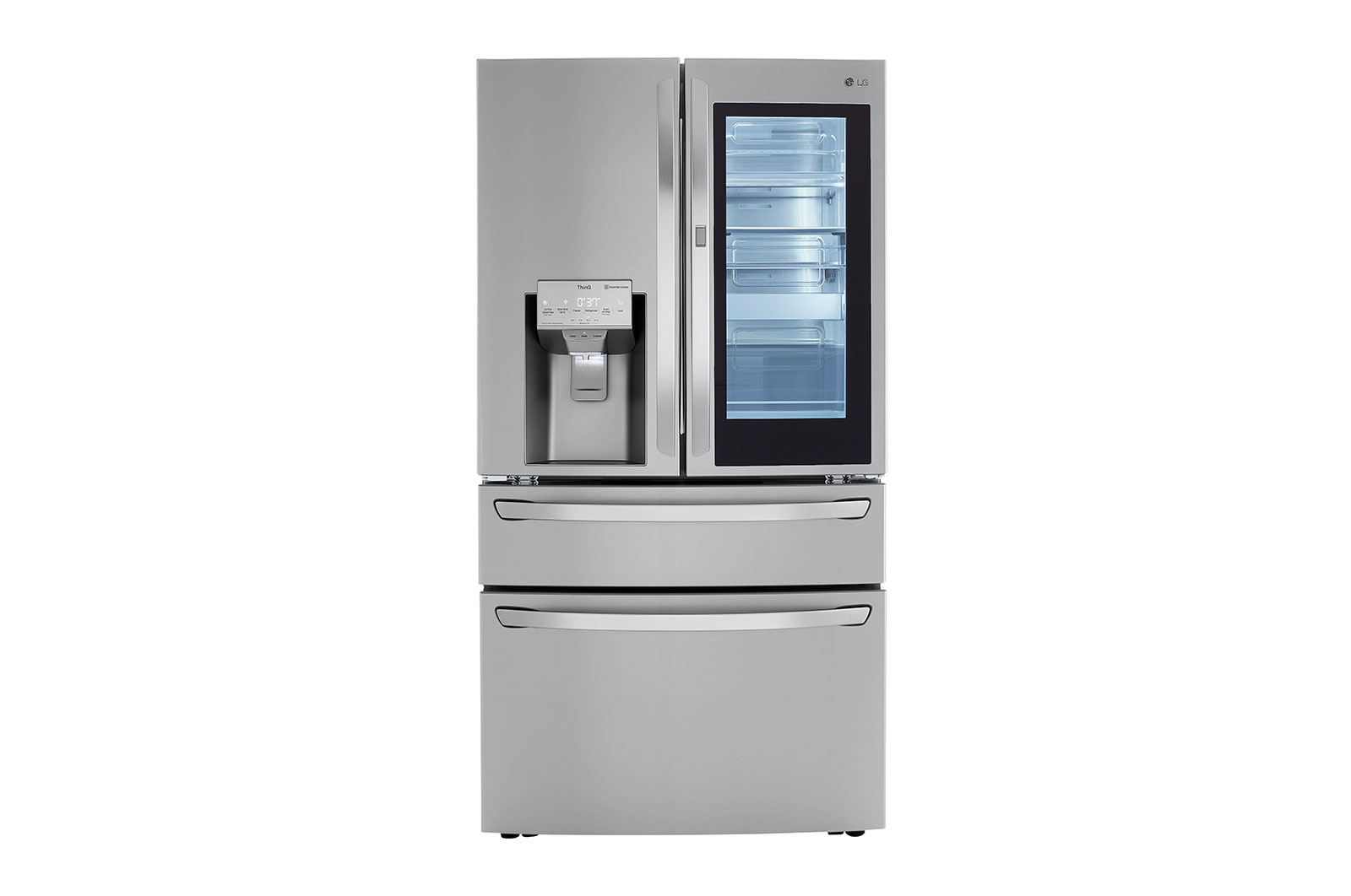LG Réfrigérateur InstaView ThinQ<sup>MD</sup> de 30 pi³ avec porte dans la porte et machine à glaçons Craft Ice<sup>MC</sup>, LRMVS3006S
