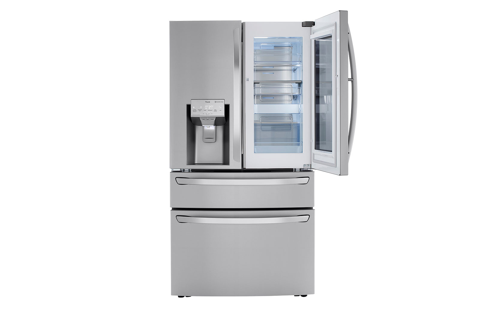 LG Réfrigérateur InstaView ThinQ<sup>MD</sup> de 30 pi³ avec porte dans la porte et machine à glaçons Craft Ice<sup>MC</sup>, LRMVS3006S