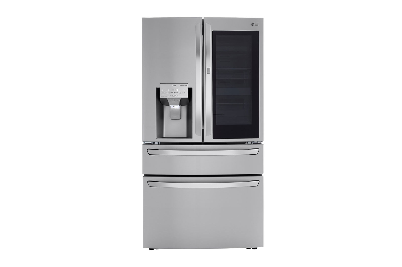 LG Réfrigérateur InstaView ThinQ<sup>MD</sup> de 30 pi³ avec porte dans la porte et machine à glaçons Craft Ice<sup>MC</sup>, LRMVS3006S