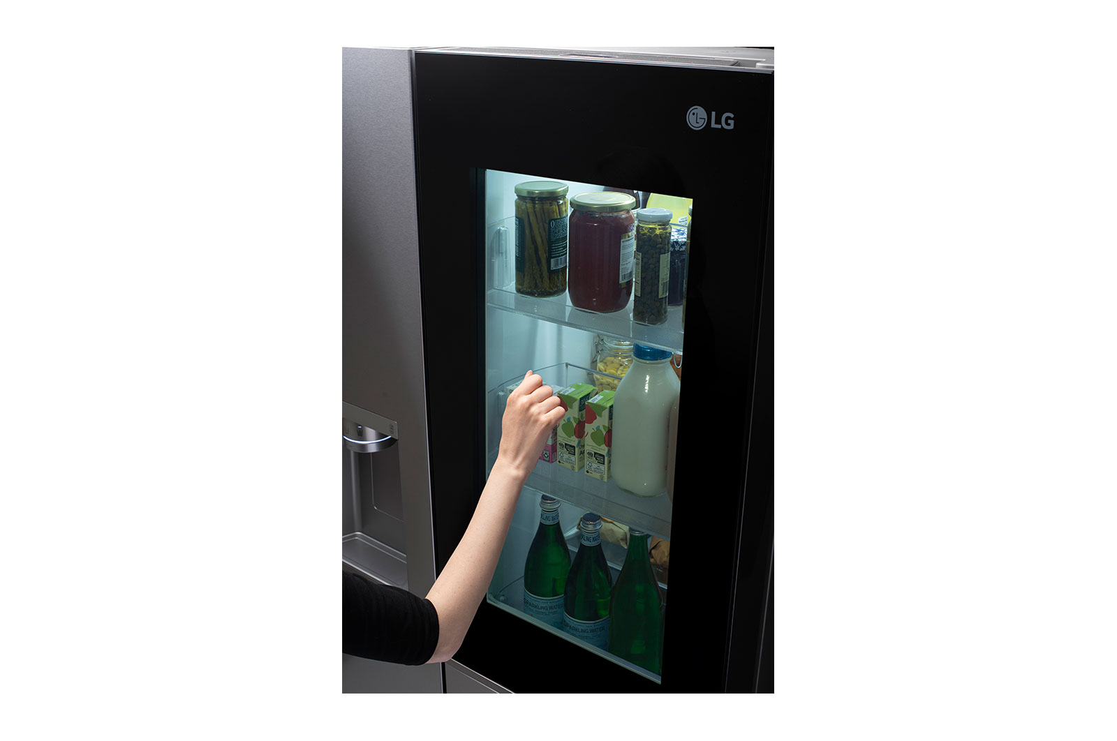 LG Réfrigérateur de 27 pi³ côte-à-côte avec technologie InstaView<sup>MC</sup>, LRSOS2706S