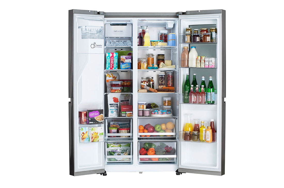 LG Réfrigérateur de 27 pi³ côte-à-côte avec technologie InstaView<sup>MC</sup>, LRSOS2706S