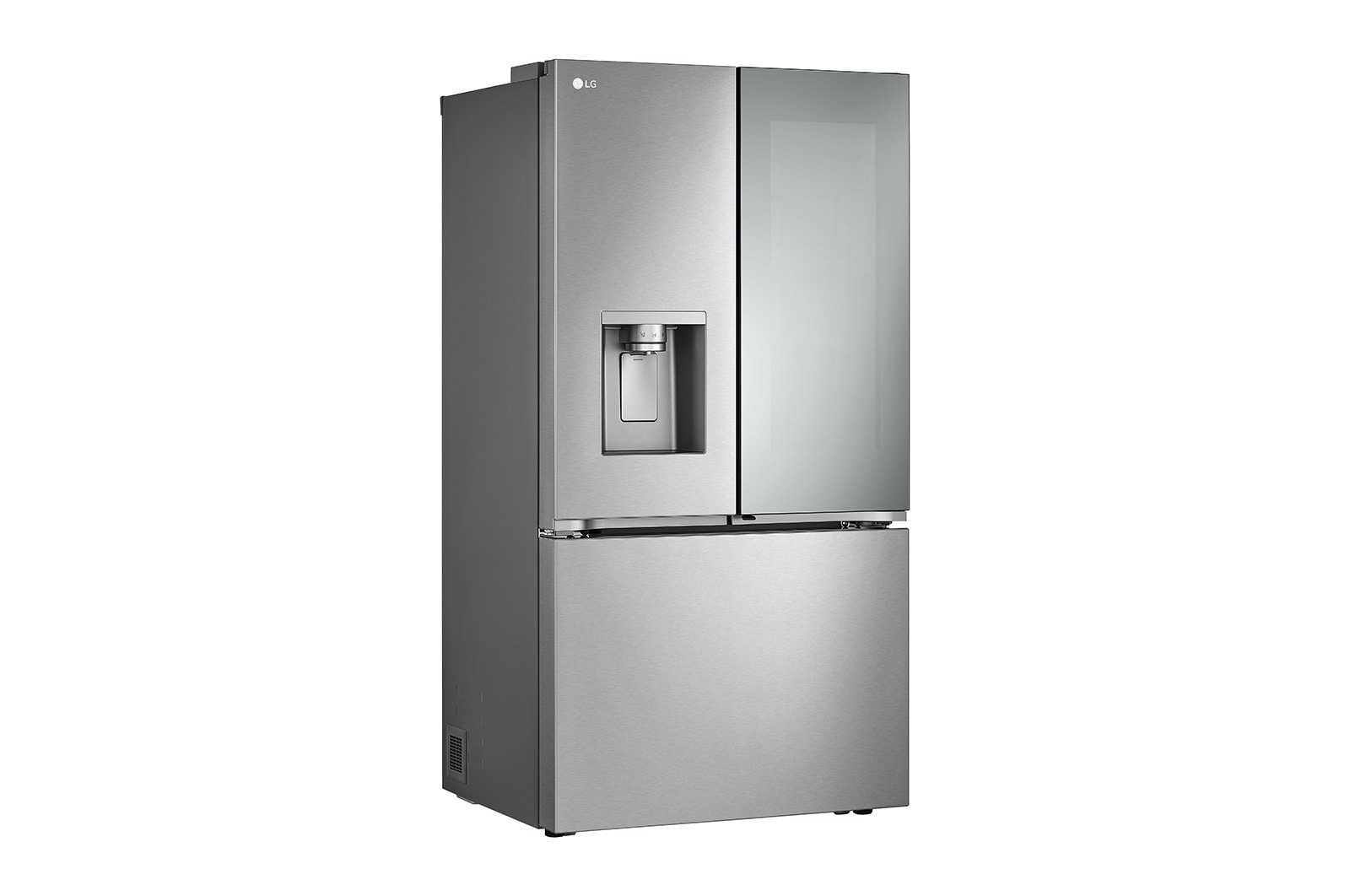 LG Réfrigérateur de 31 pi³/36 po, Mirror InstaView🅫, Door-in-Door🅫, prof. stand., 3 portes/2 battants | Distr. eau/glaçons | Craft Ice🅫 (4 types), LRYKS3106S