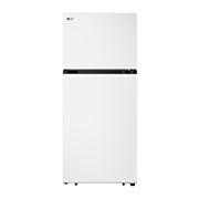 Vue avant de Réfrigérateur de 18 pi³ à congélateur en haut de 28 po, LT18S2100W
