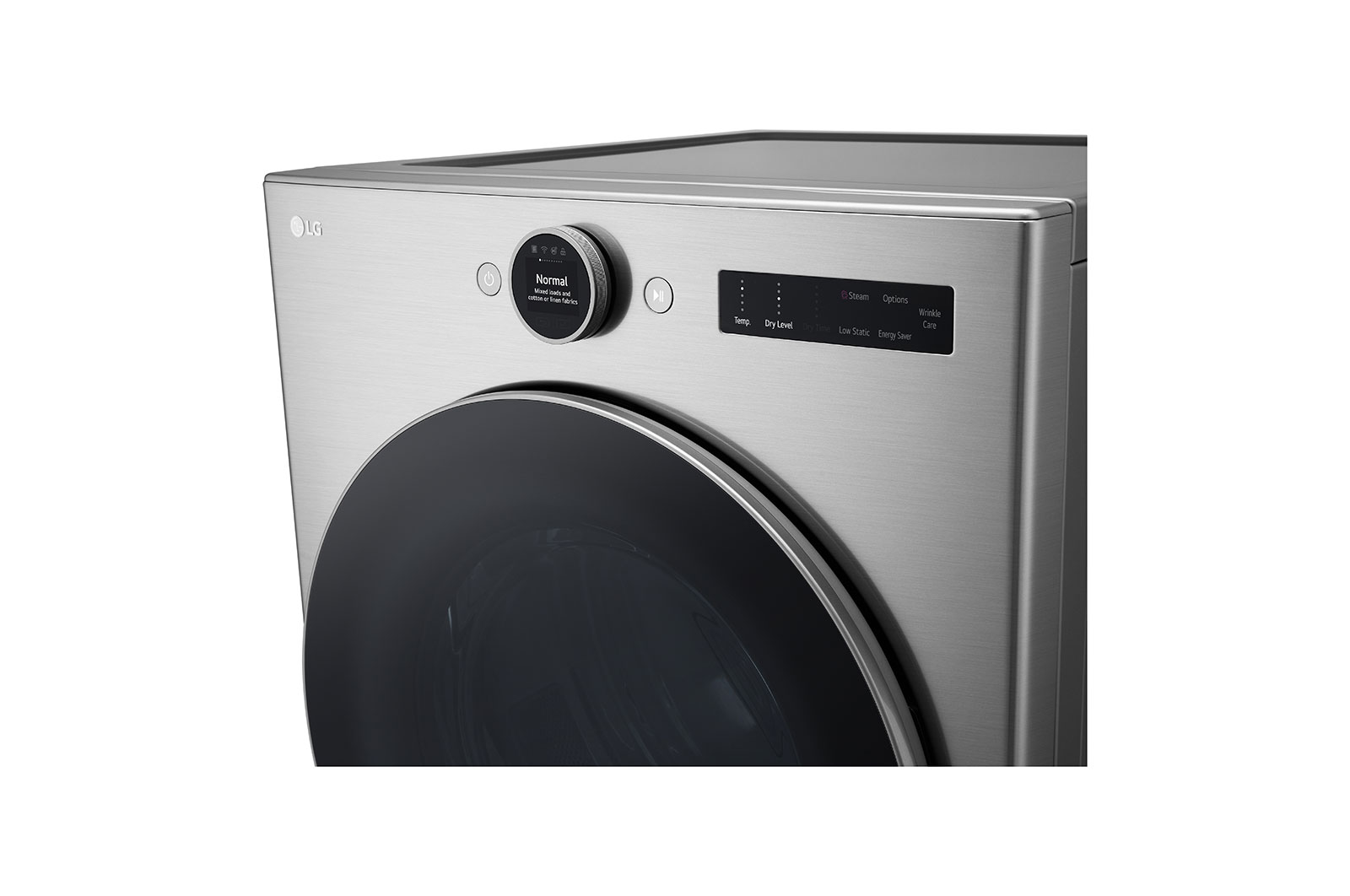 LG Sécheuse élec. de 7,4 pi³, TurboSteam🅫, AI Sensor Dry🅫, Wi-Fi, DLEX5500V