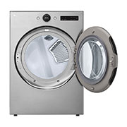 Vue latérale du LG Sécheuse élec. de 7,4 pi³, TurboSteam🅫, AI Sensor Dry🅫, Wi-Fi - DLEX5500V