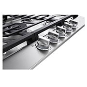 LG Surface de cuisson au gaz de 30 po | UltraHeat<sup>MC</sup> de 20 000 BTU, deux brûleurs, boutons à DEL, EasyClean<sup>MD</sup>, intell., acier inox., CBGJ3027S