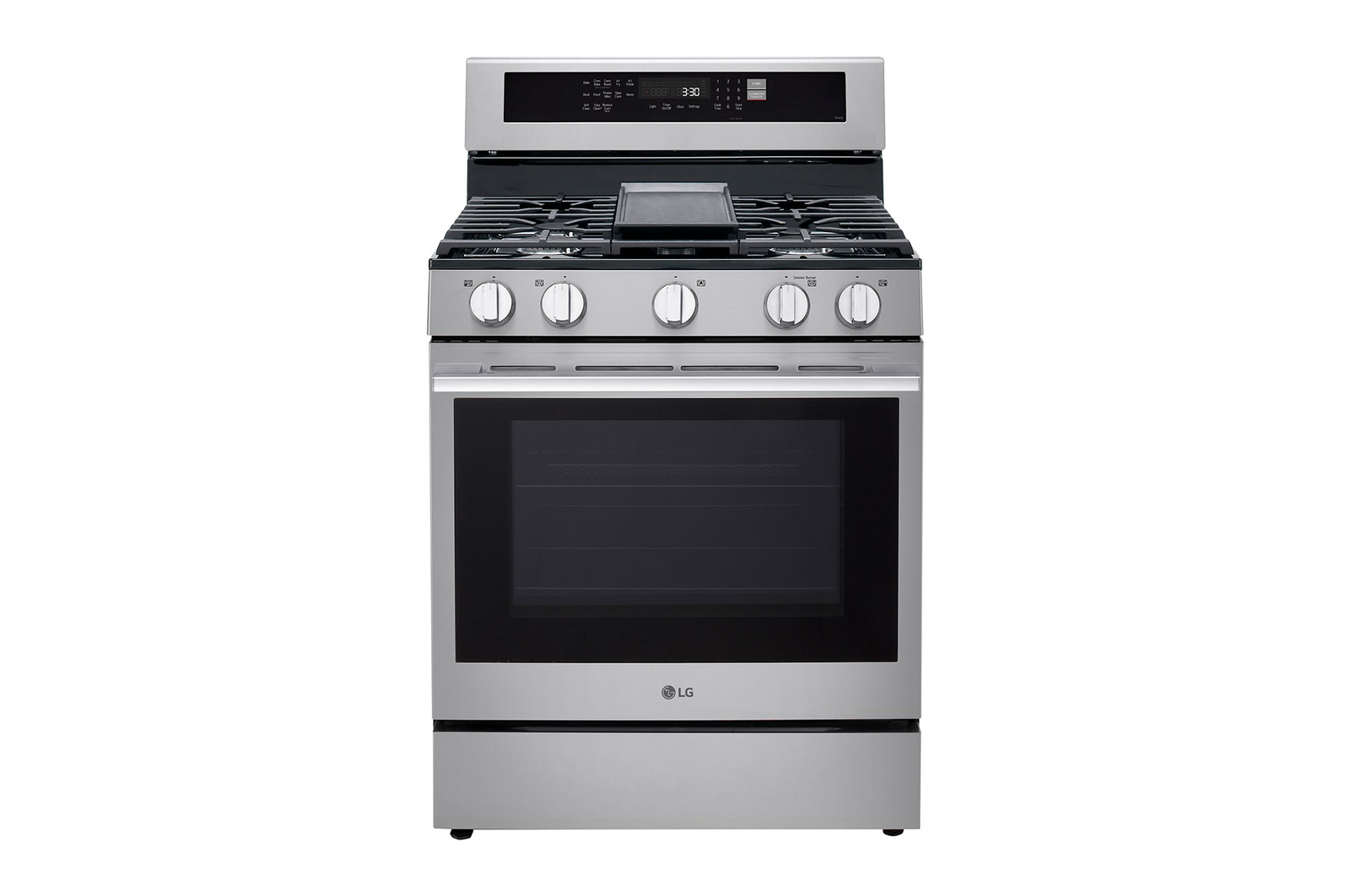 Vue avant de LG Appareils de cuisson, Cuisinieres LRGN6325X