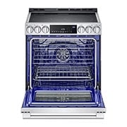 LG Cuisinière élec. de 6,3 pi³/30 po LG STUDIO | ProBake Conv., Air Sous-Vide, Air Fry, SelfClean, EasyClean🅫, intell., acier inox., encastr., LSES6338F